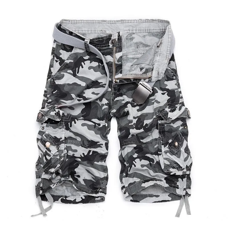 Men's  Summer Loose Camouflage Cargo Shorts