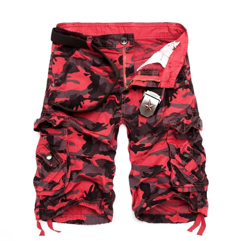 Men's  Summer Loose Camouflage Cargo Shorts