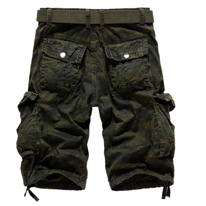 Men's  Summer Loose Camouflage Cargo Shorts