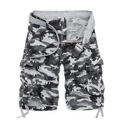 Men's  Summer Loose Camouflage Cargo Shorts