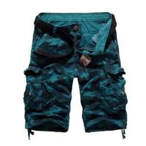 Men's  Summer Loose Camouflage Cargo Shorts