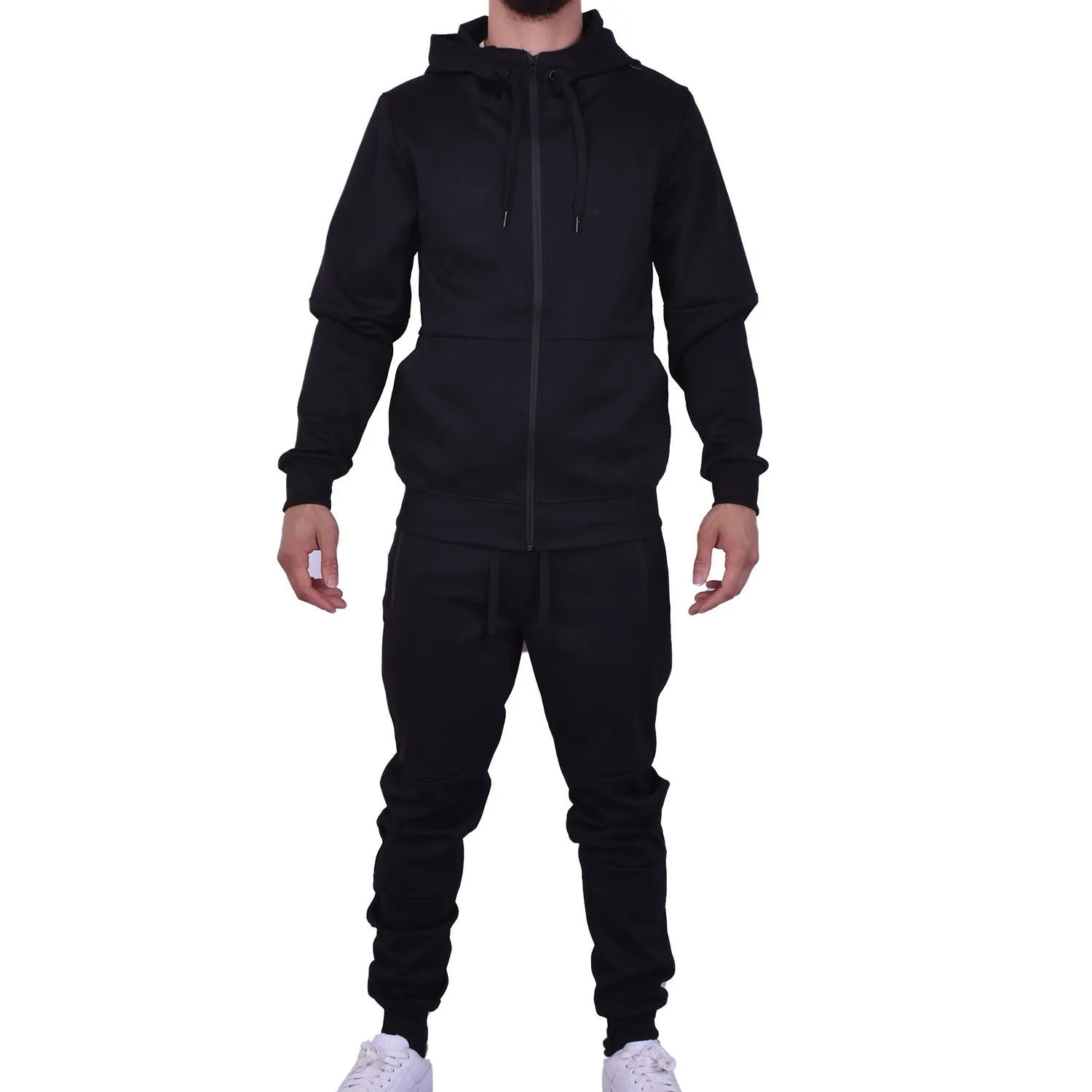 Men's Tech Fleece Tracksuit - Black