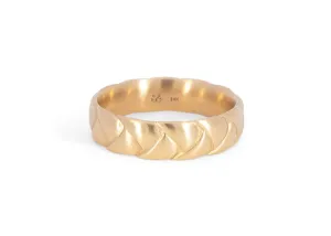 Men's Traveler's Palm Wedding Band