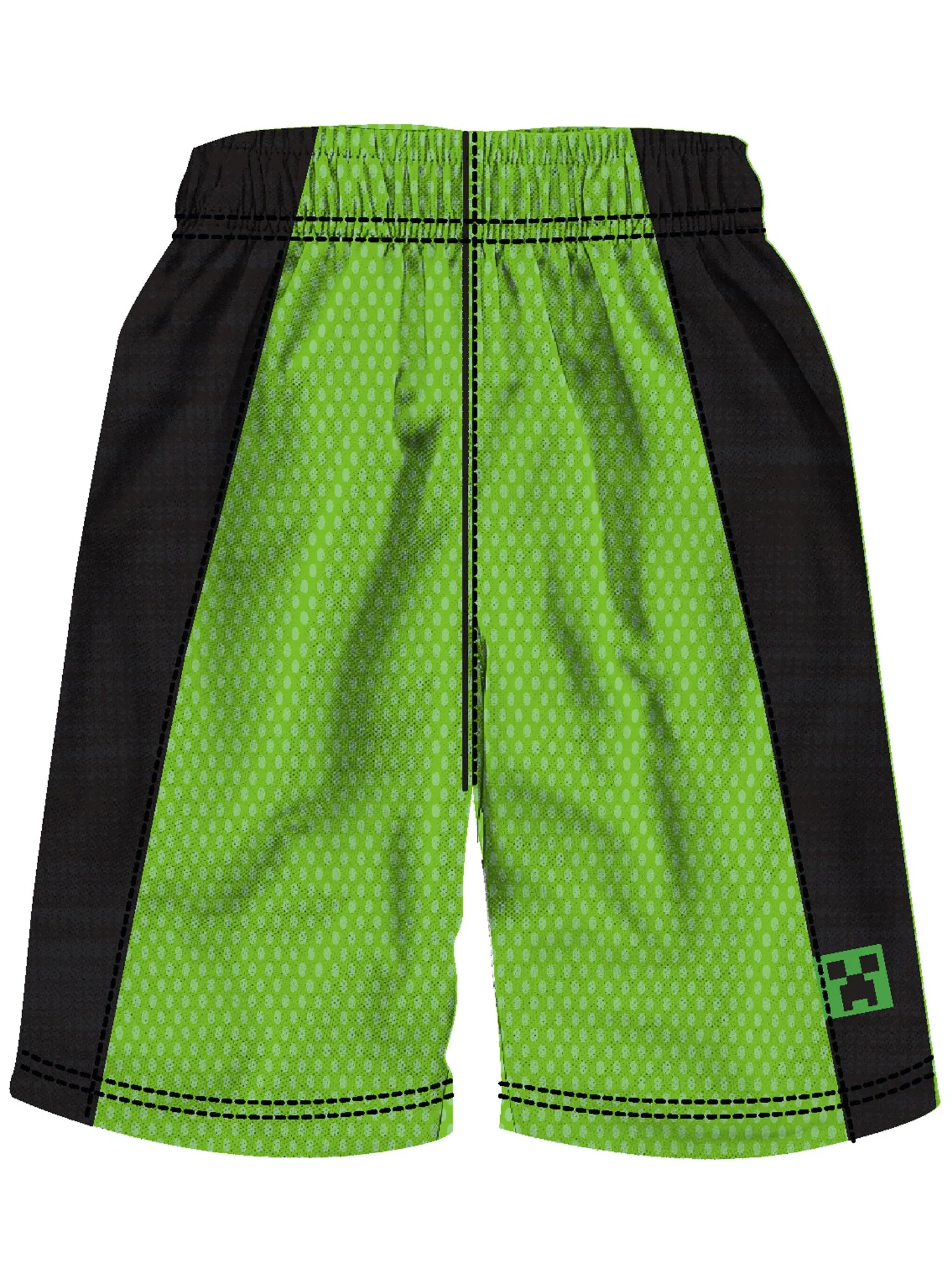 Minecraft Boys Tee and Short Outfit 3PC Clothing Sets, 4-7, Green