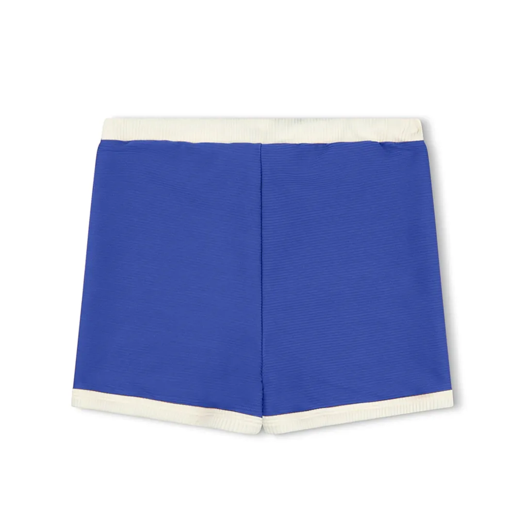 Mini Rib Logo Surf Short - Deep Blue