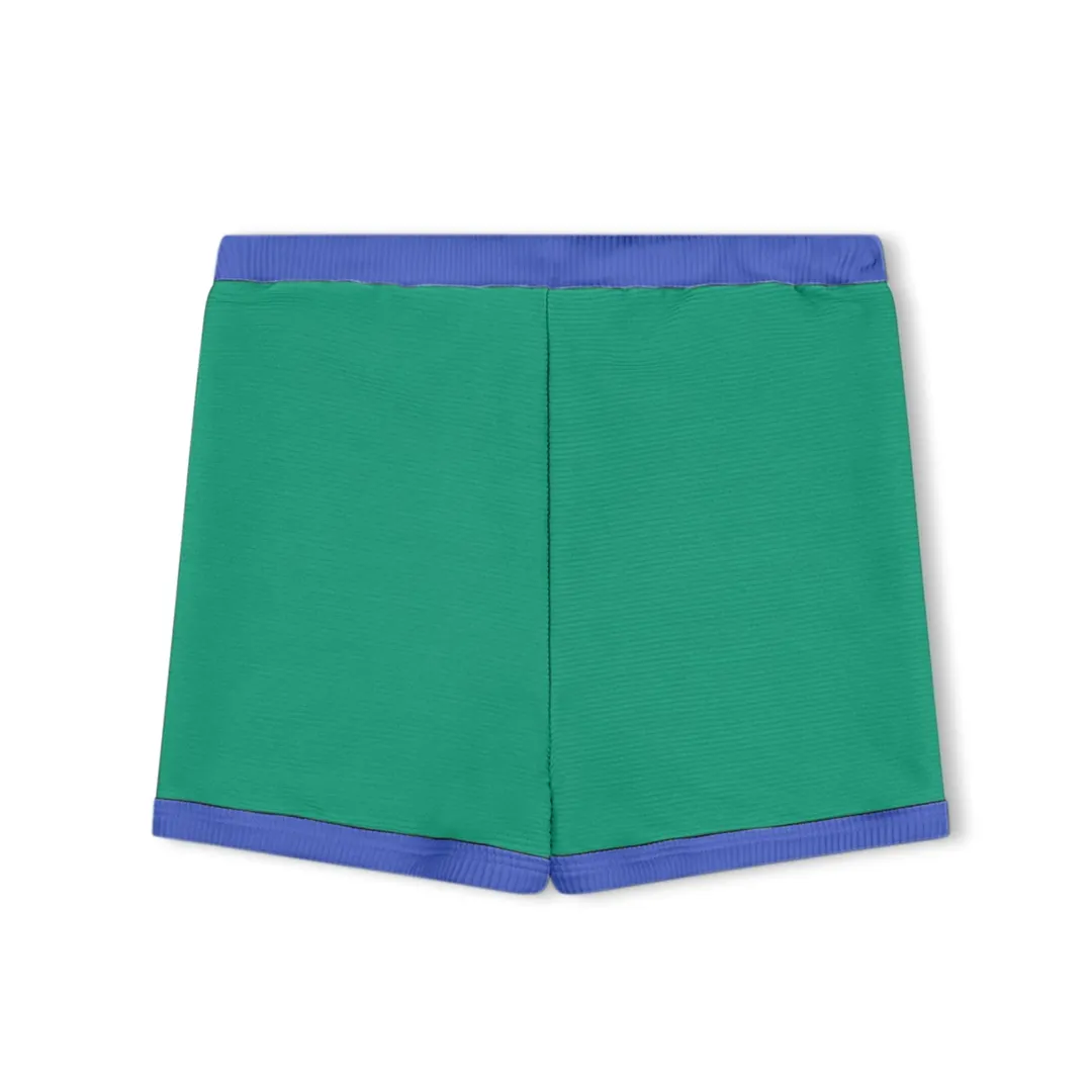 Mini Rib Logo Surf Short - Emerald
