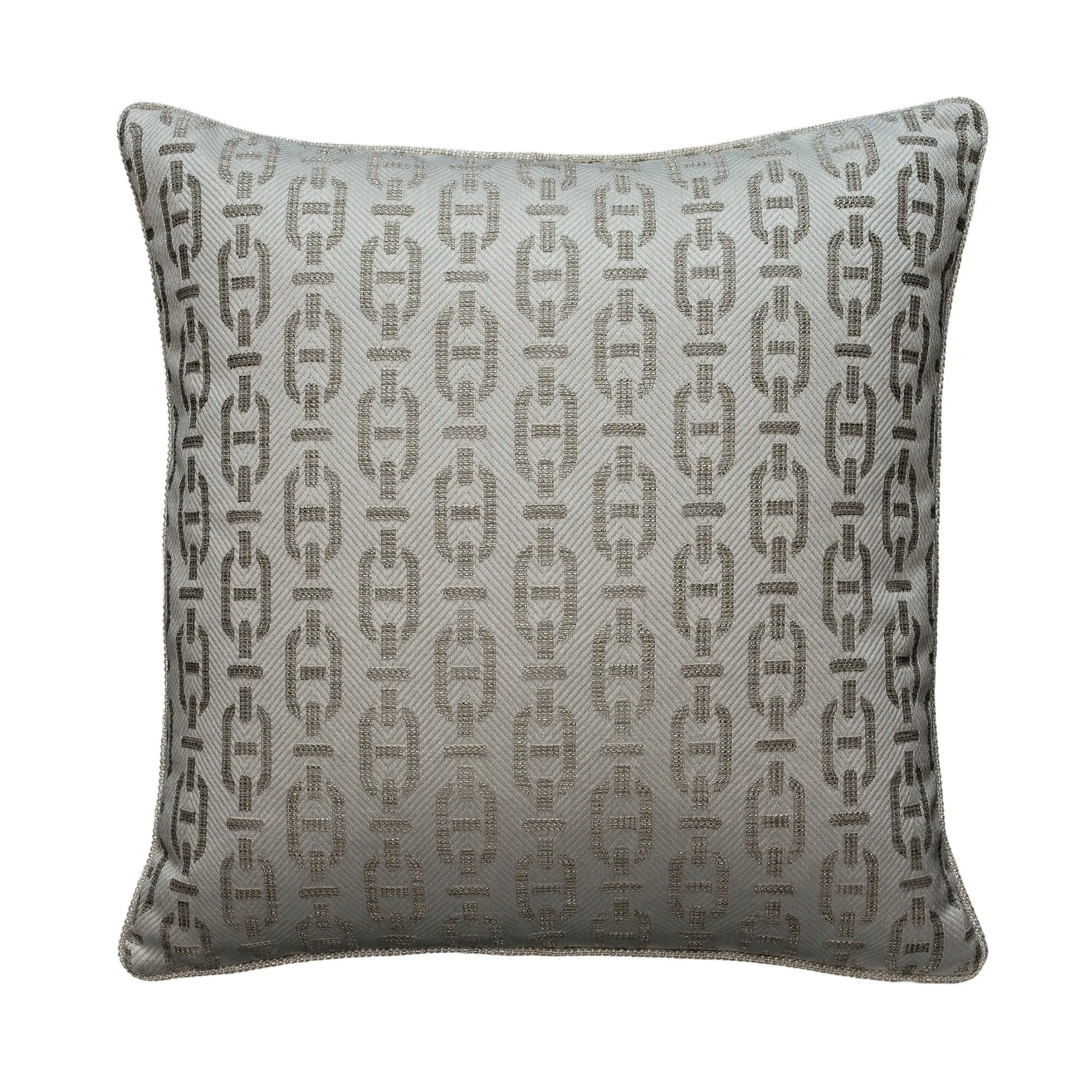 Neutral Burlington Chain Link Pillow