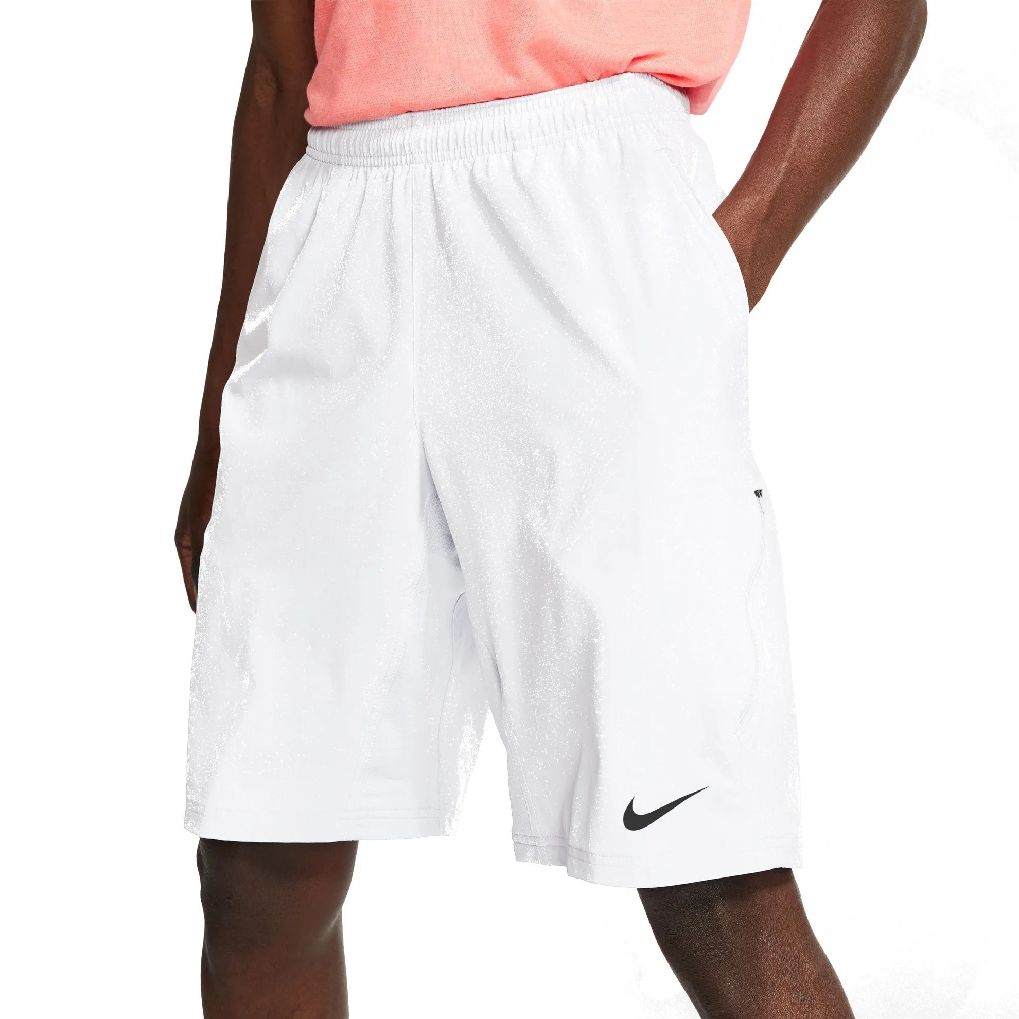 Nike Men's Flex Short 11-Inch (White/Black)