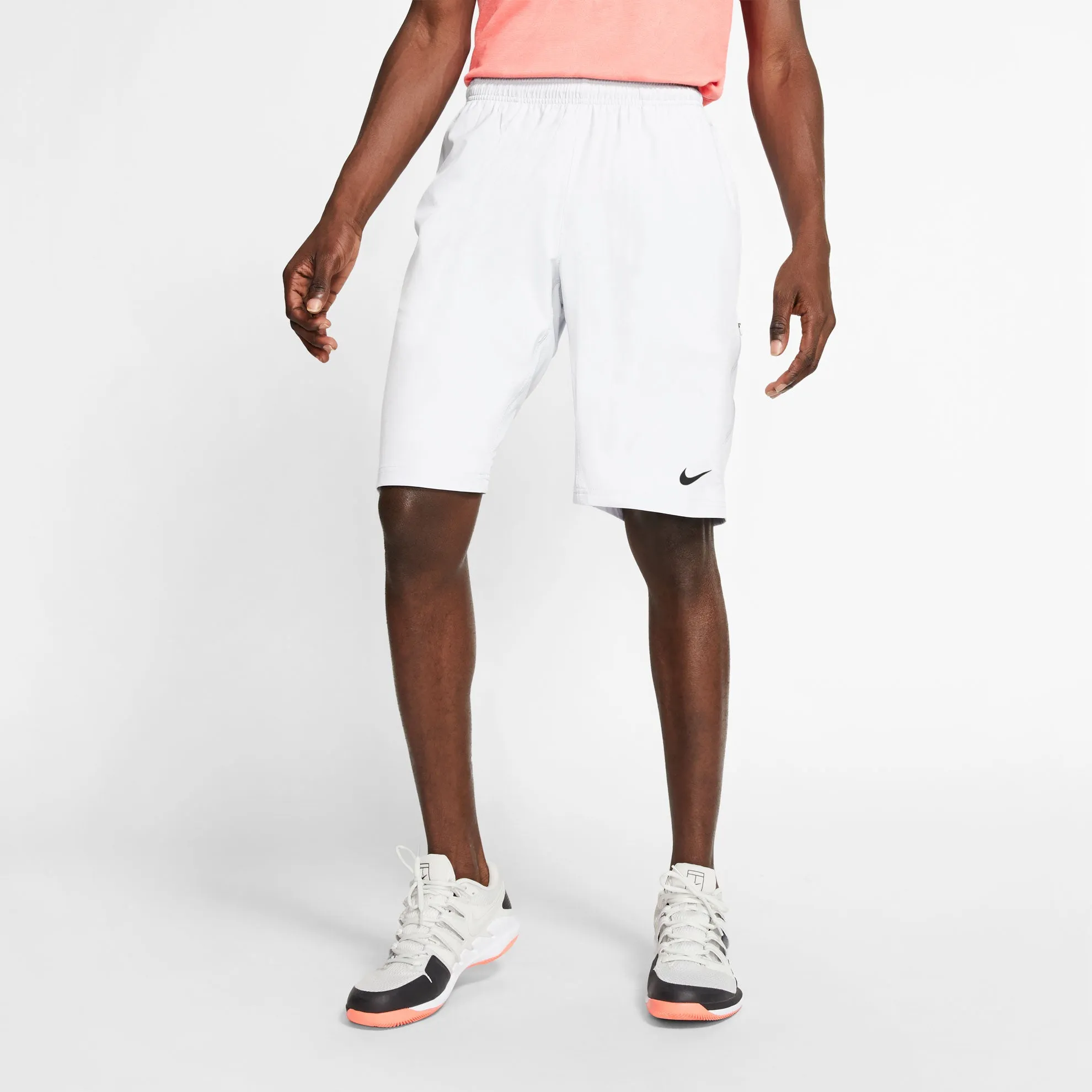 Nike Men's Flex Short 11-Inch (White/Black)