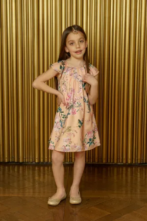 NIRVAIR Floral Blossom Kids Dress