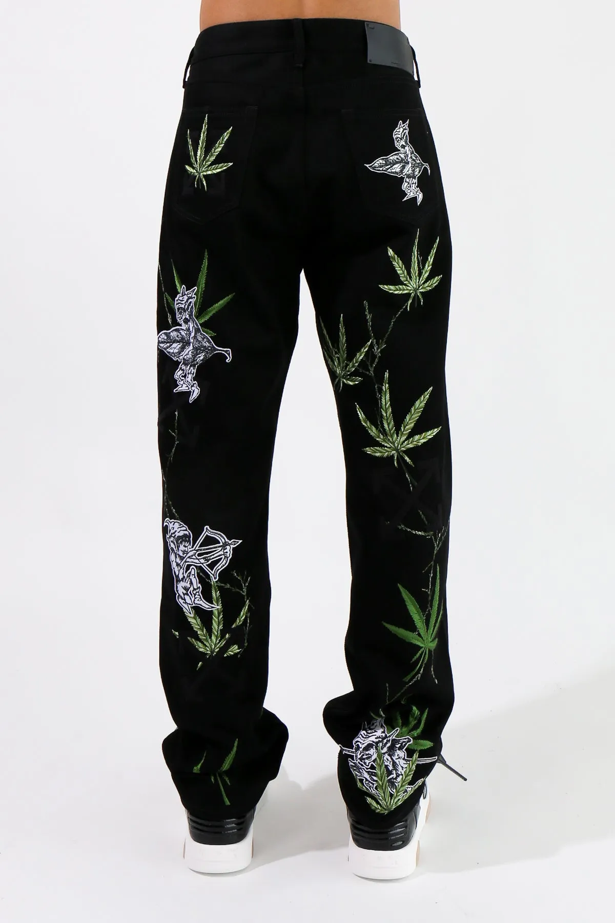 OFF-WHITE | WEED SKATE FIT JEANS