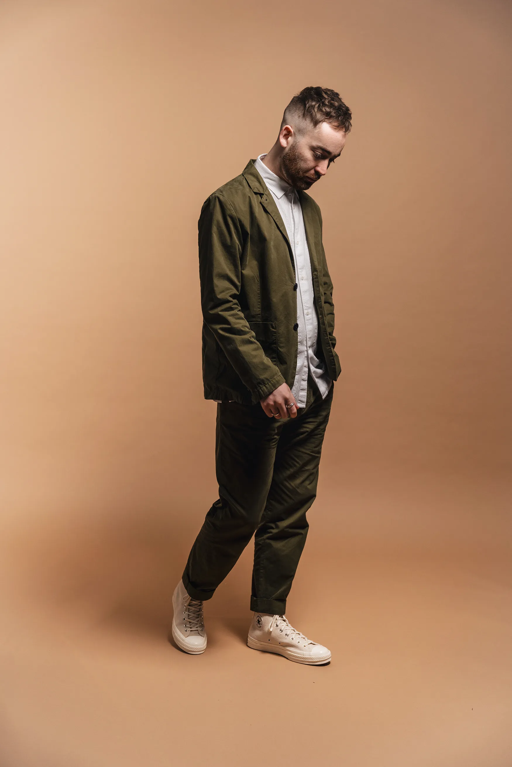 Organic Twill Casual Blazer