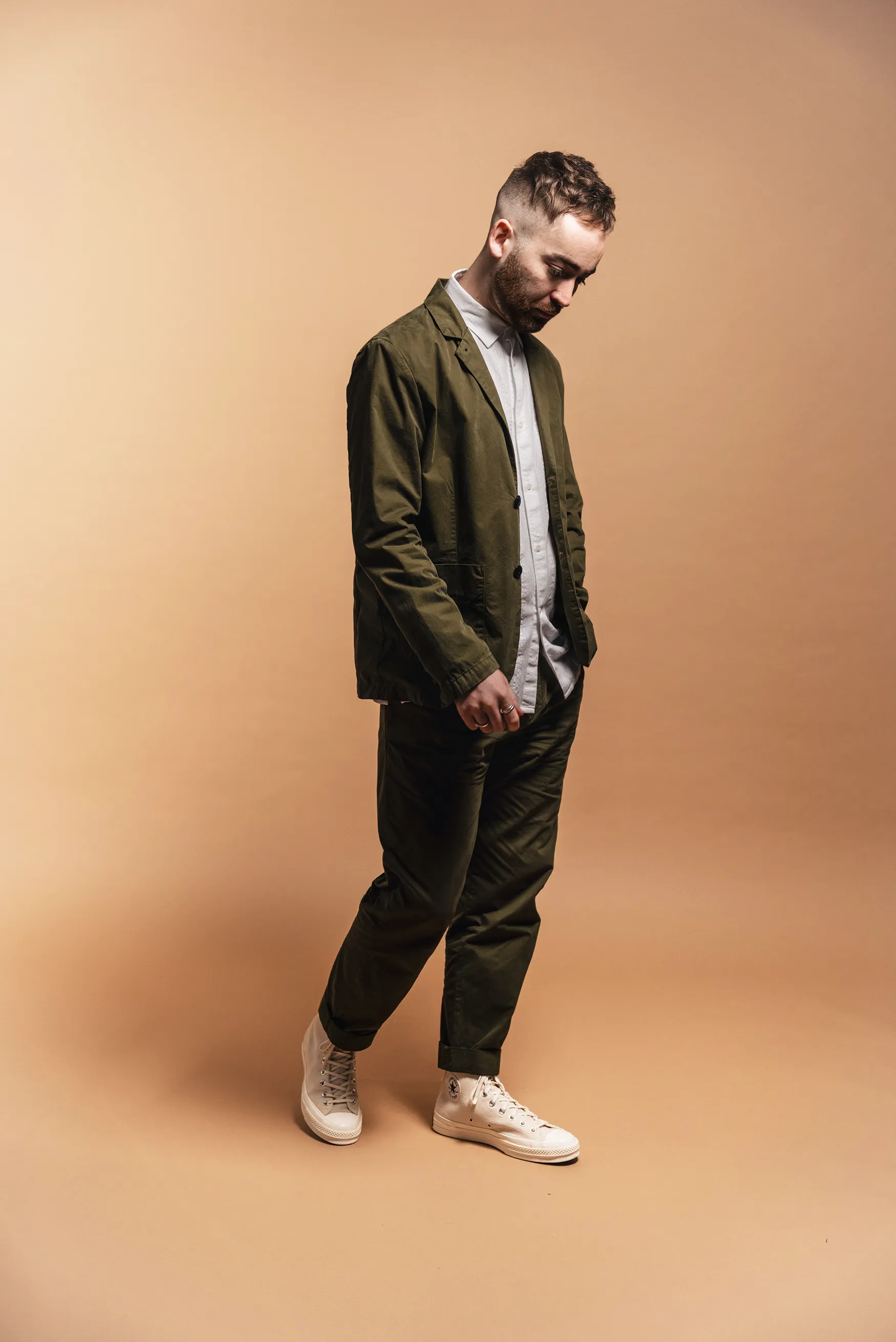 Organic Twill Casual Blazer
