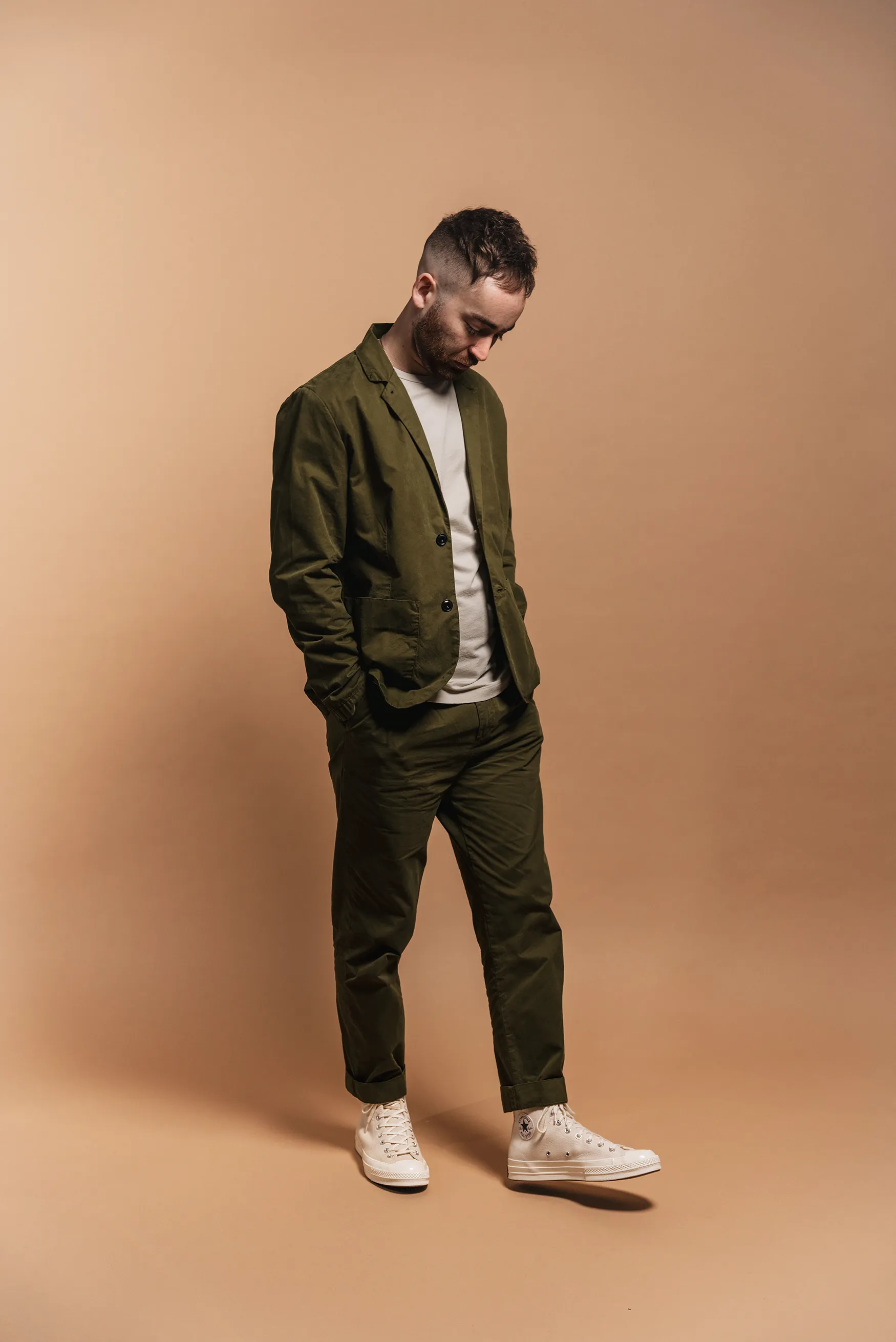 Organic Twill Casual Blazer