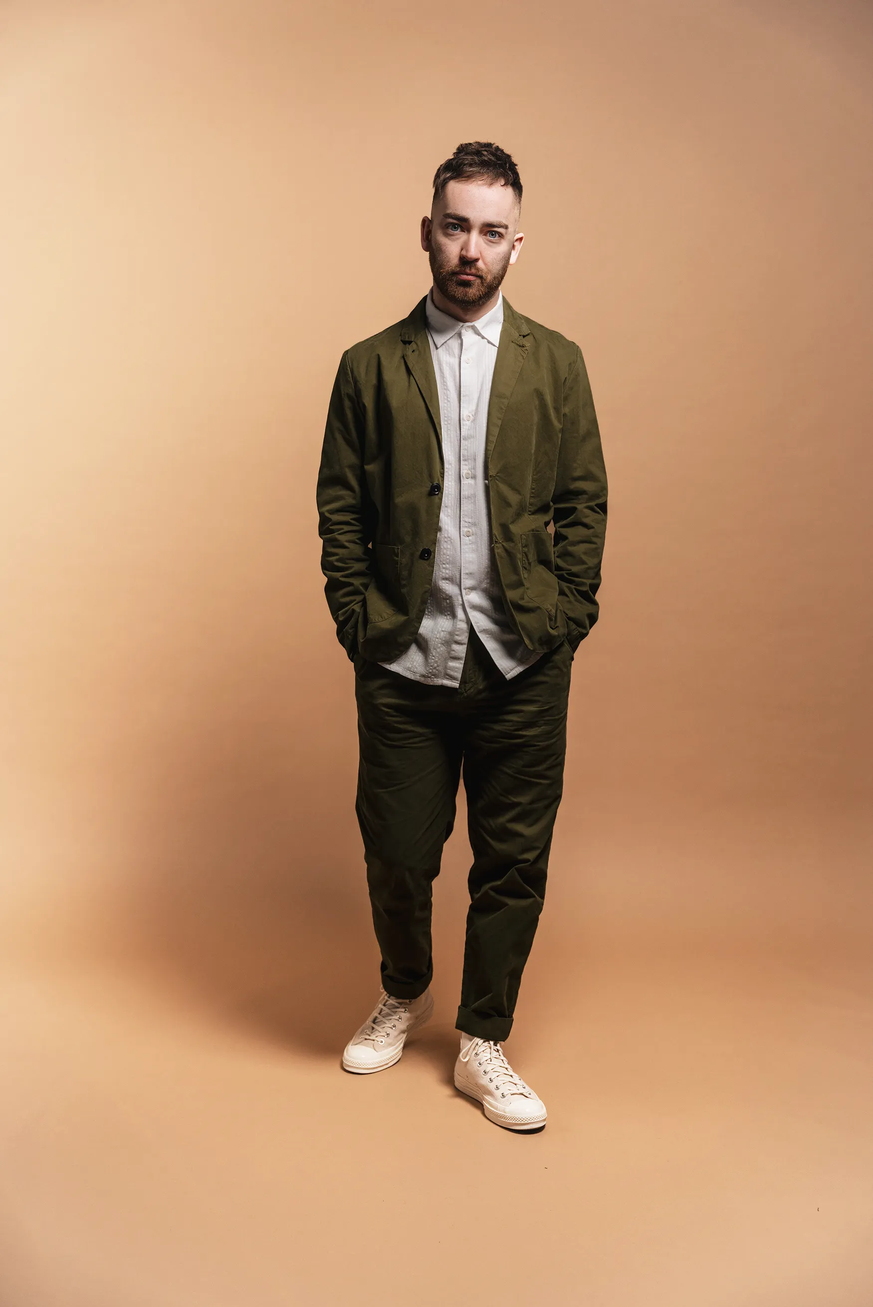 Organic Twill Casual Blazer