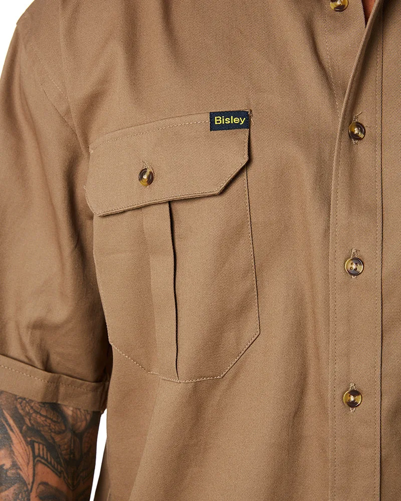 Original Cotton Drill SS Shirt - Khaki