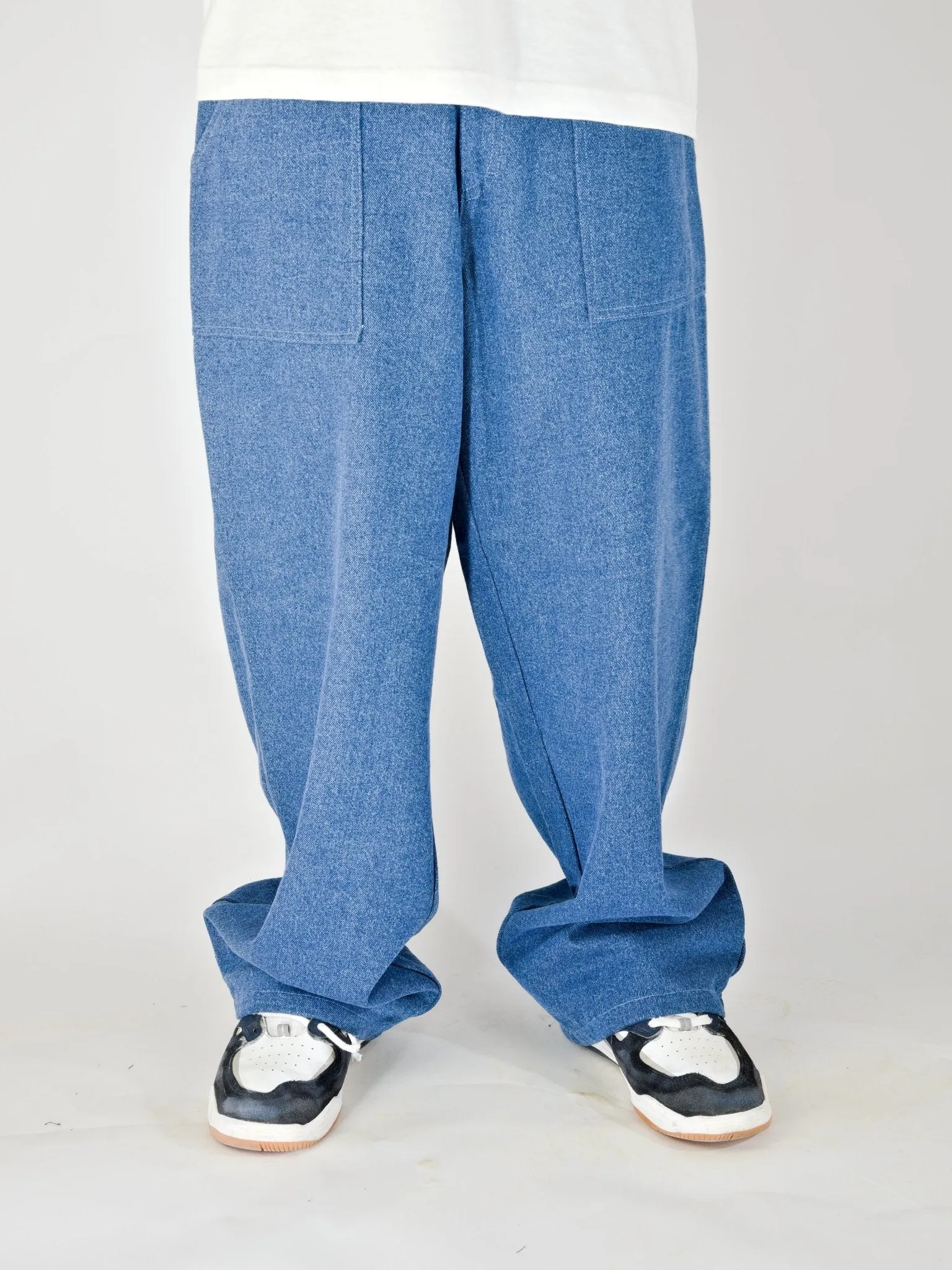 Poetic Collective - Painter Pants - Light Denim - Wide Leg - Baggy Fit