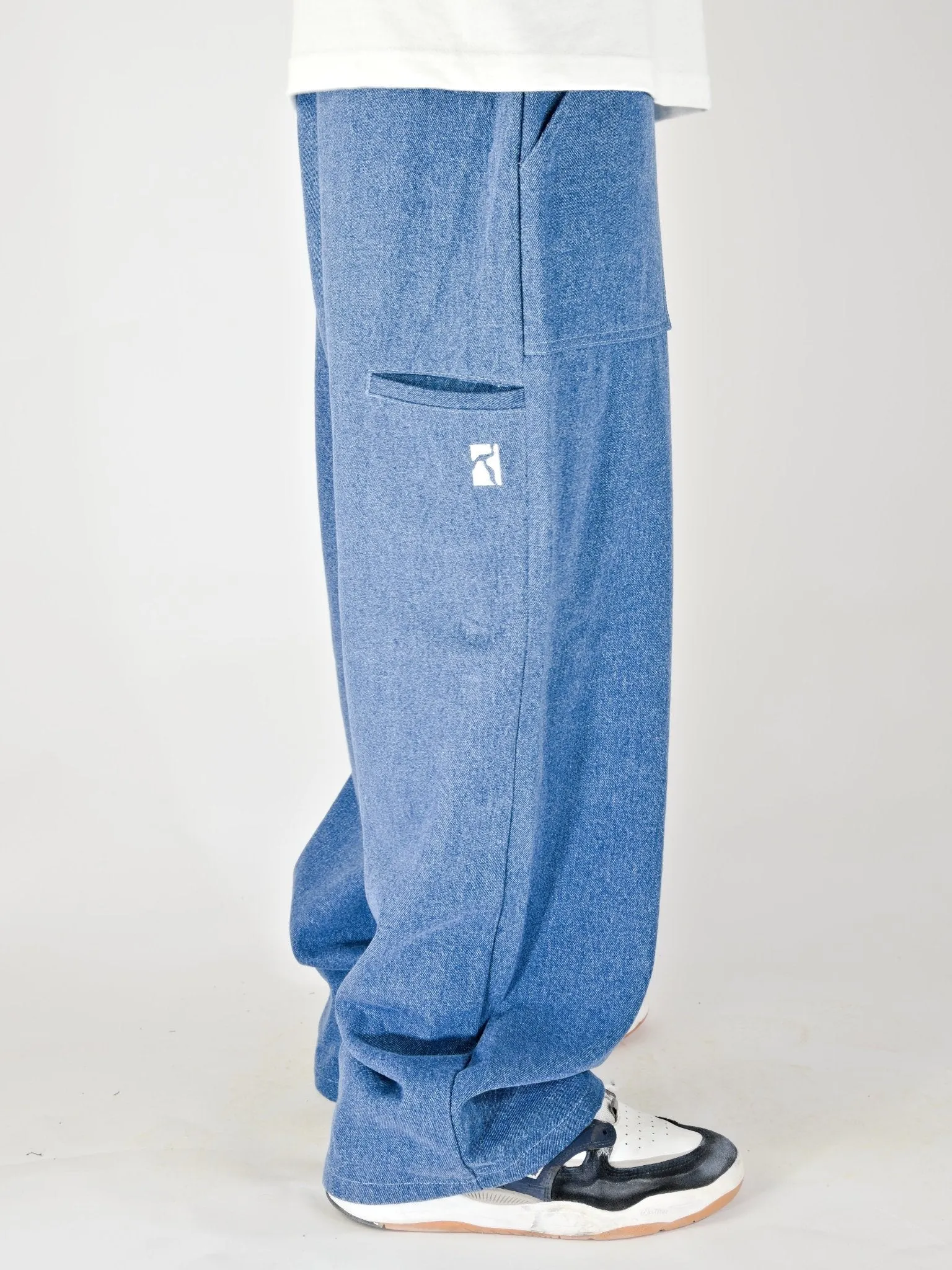 Poetic Collective - Painter Pants - Light Denim - Wide Leg - Baggy Fit