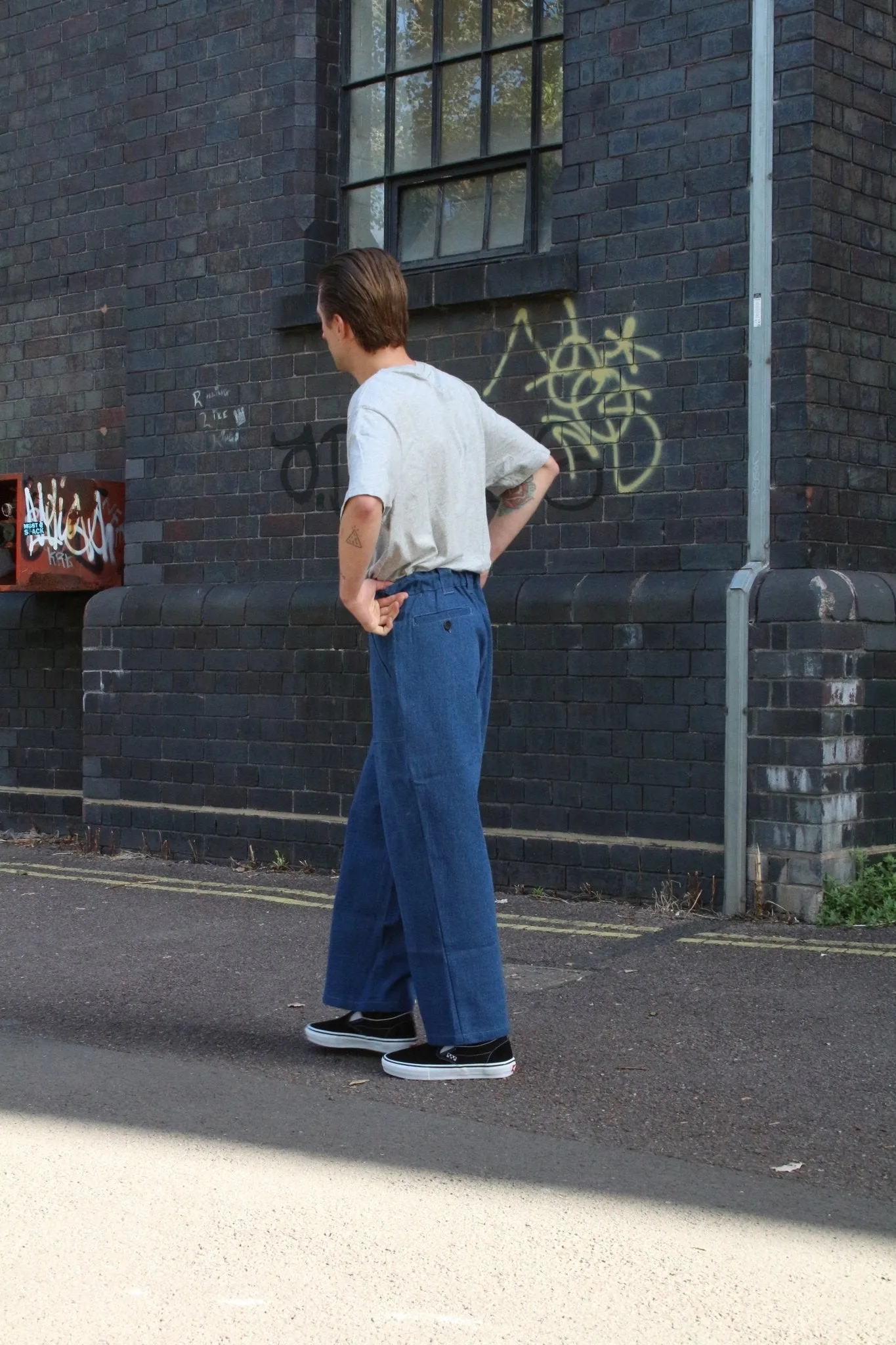 Poetic Collective - Painter Pants - Light Denim - Wide Leg - Baggy Fit