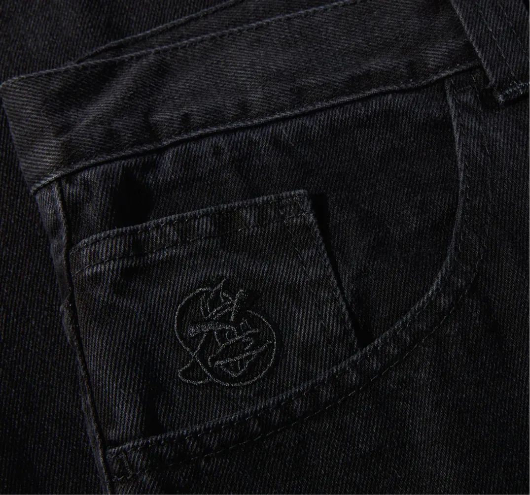 Polar Skate Co. 93! Denim Pants - (Pitch Black)