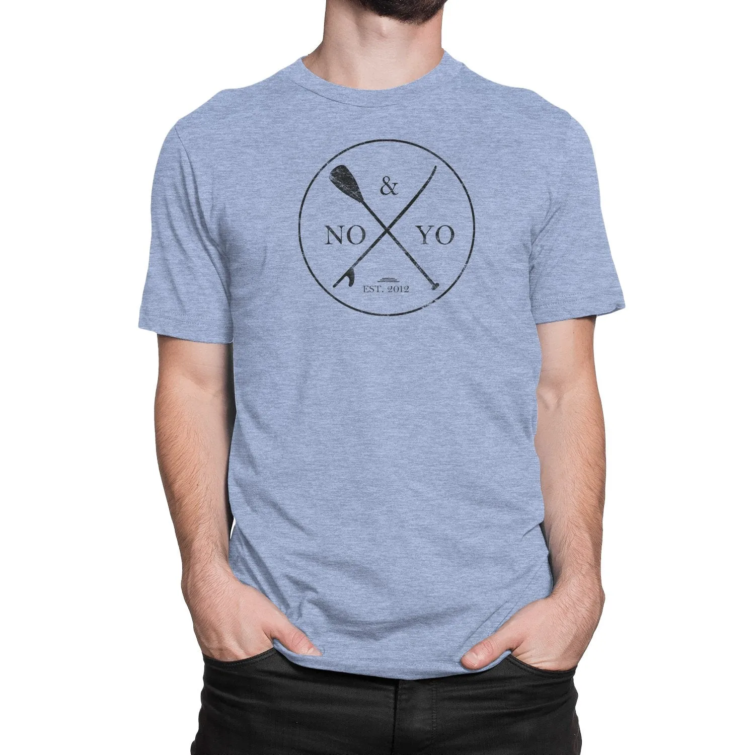 Premium Men's Paddle Board Logo Graphic Tee