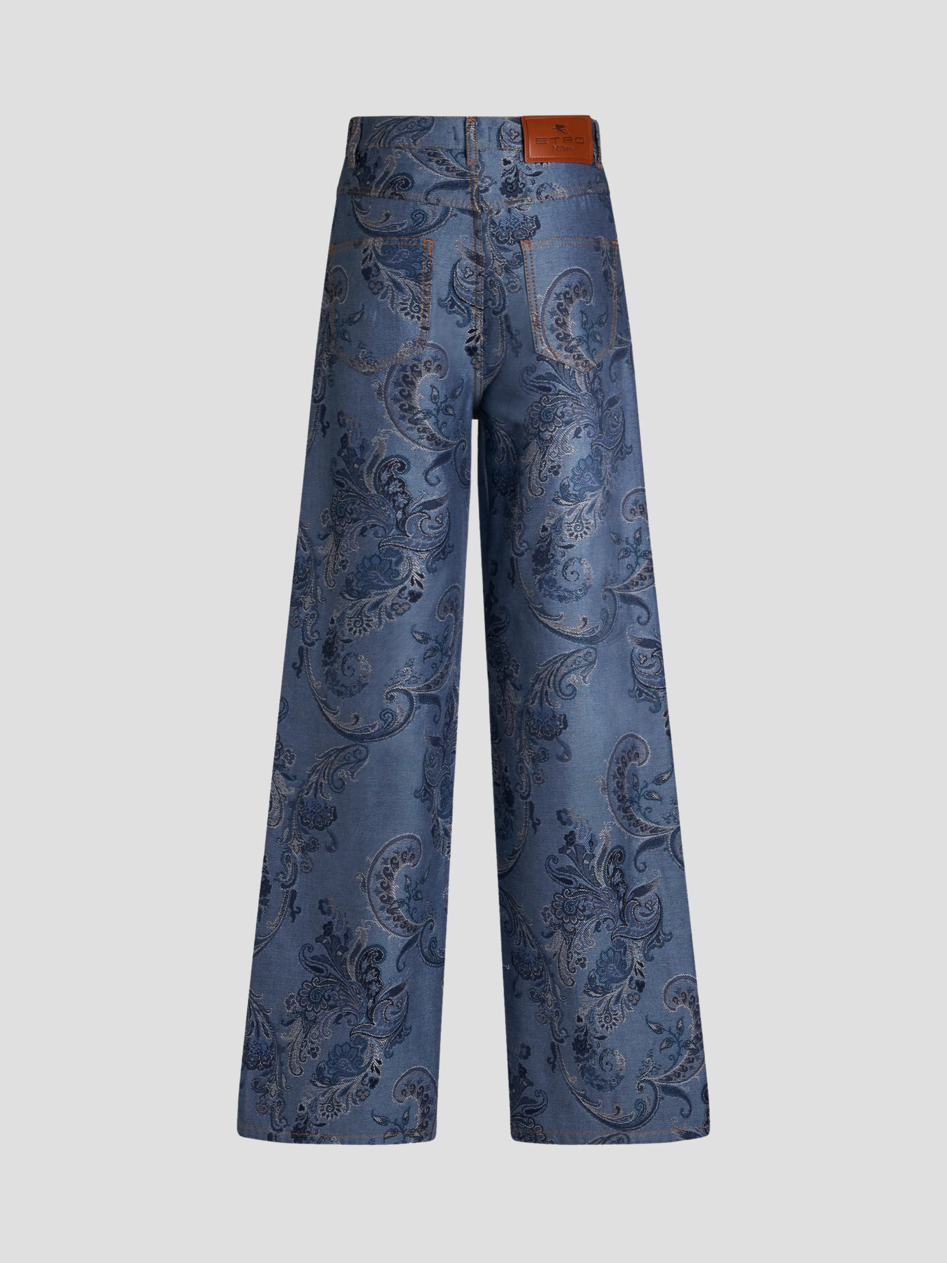 Printed Denim Jeans