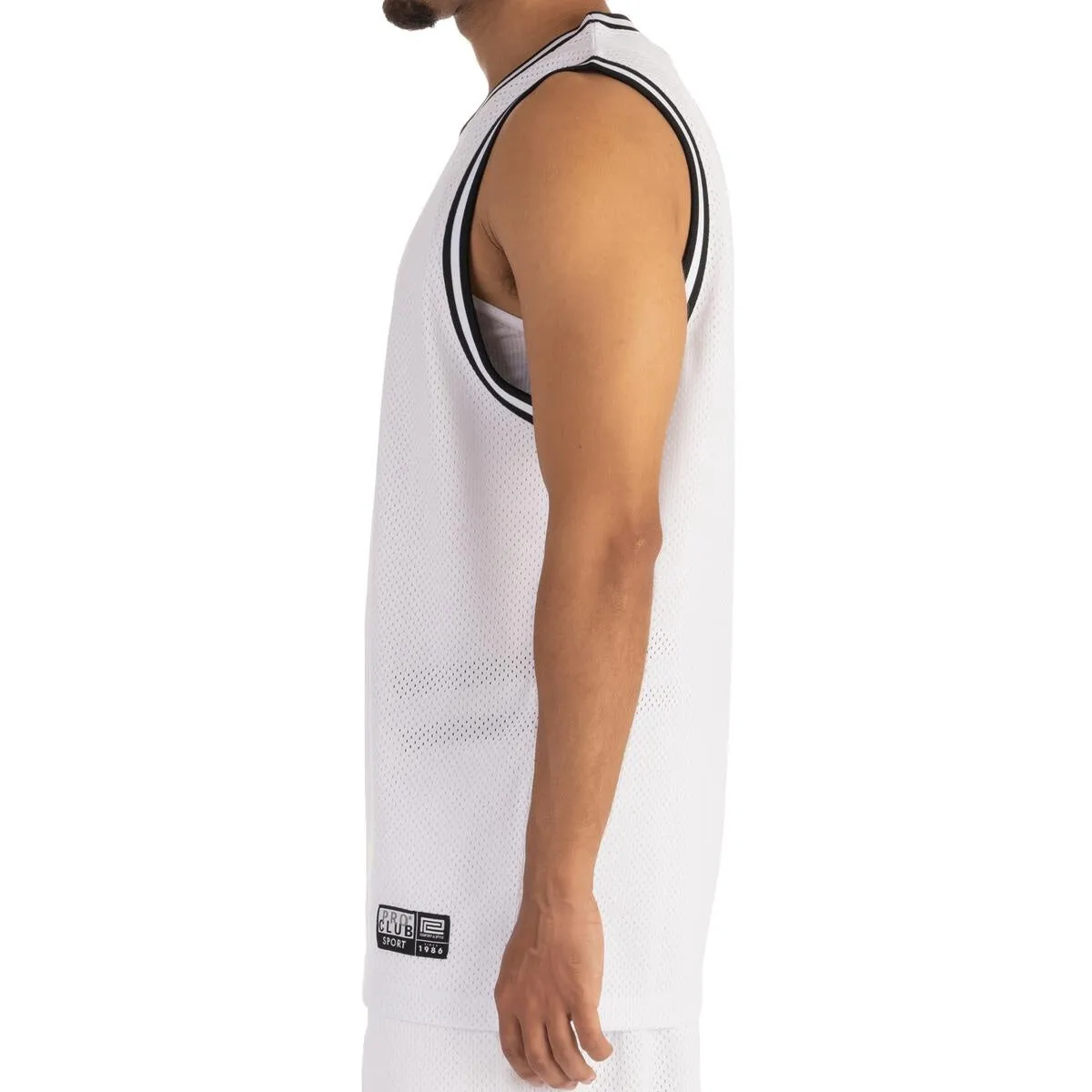 Pro Club Classic Basketball Jersey - White