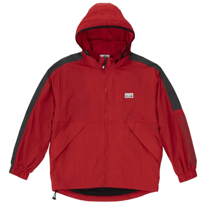Pro Club Full Court Windbreaker Jacket - Red