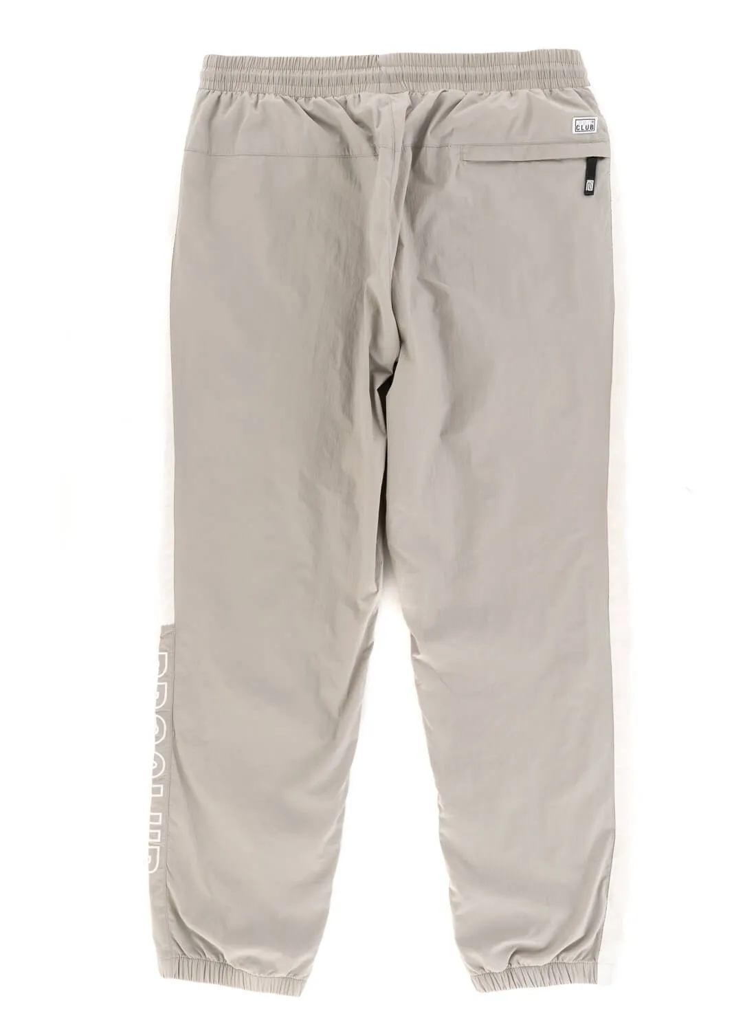 Pro Club Full Court Windbreaker Pants - Gray/White