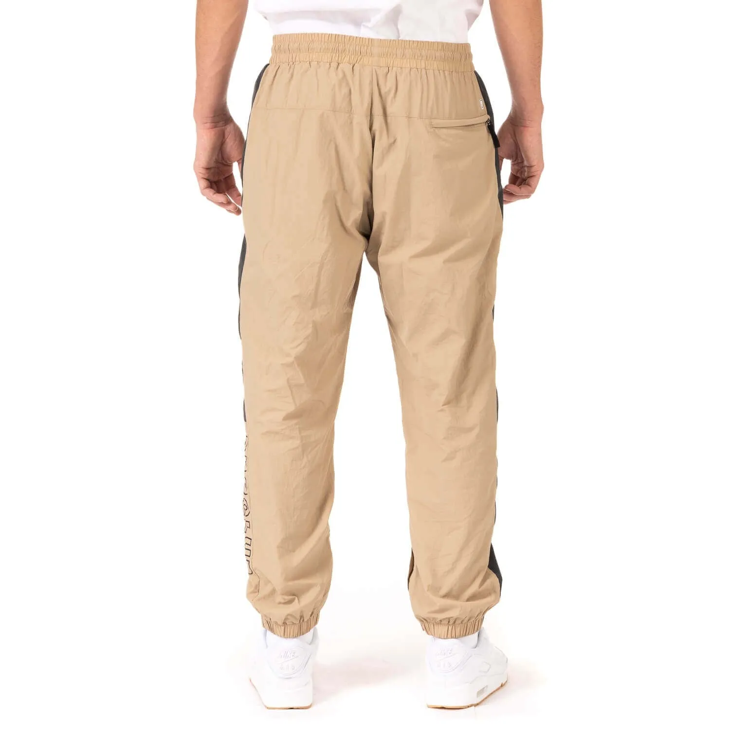 Pro Club Full Court Windbreaker Pants - Khaki