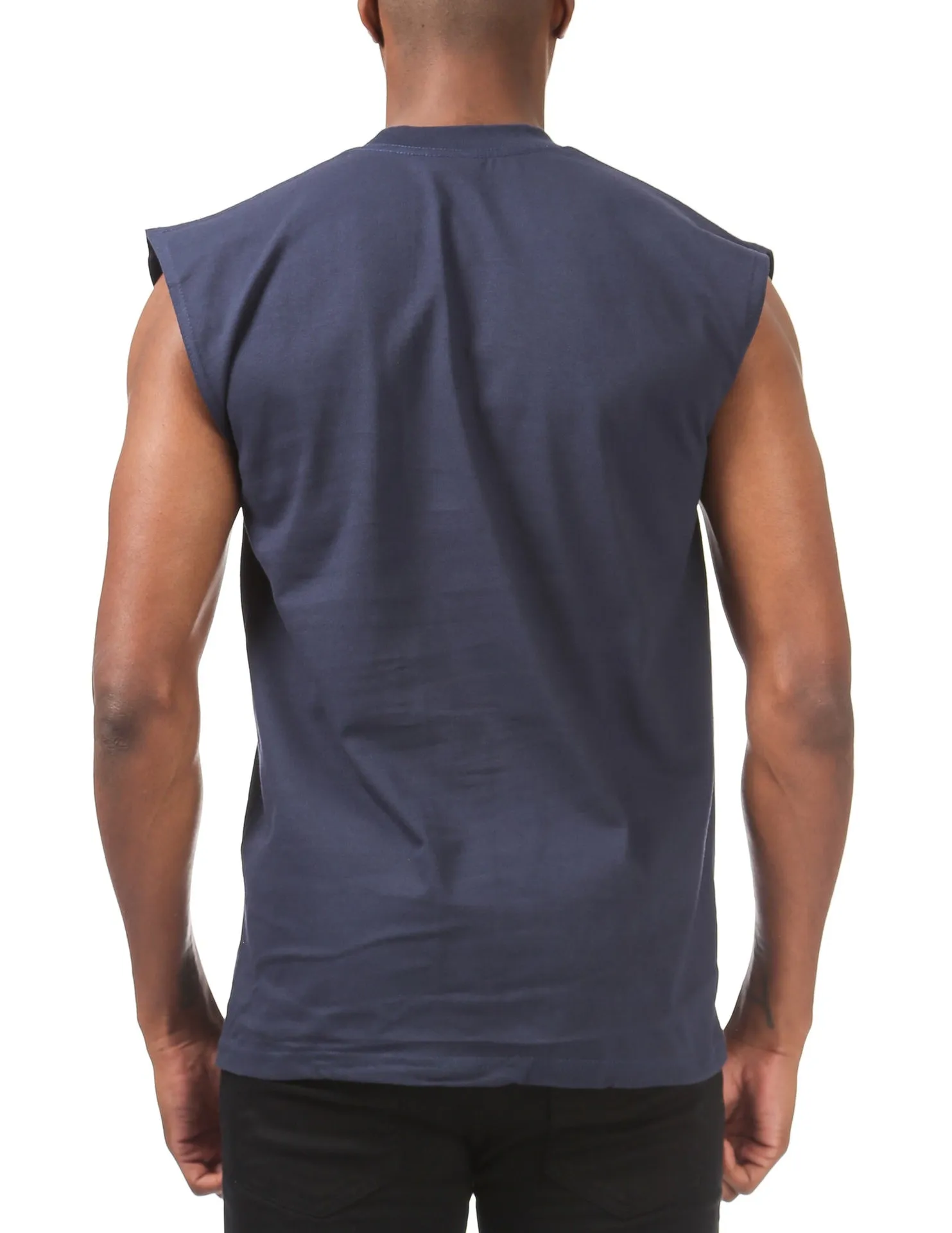 Pro Club Heavyweight Sleeveless Muscle Tee - NAVY