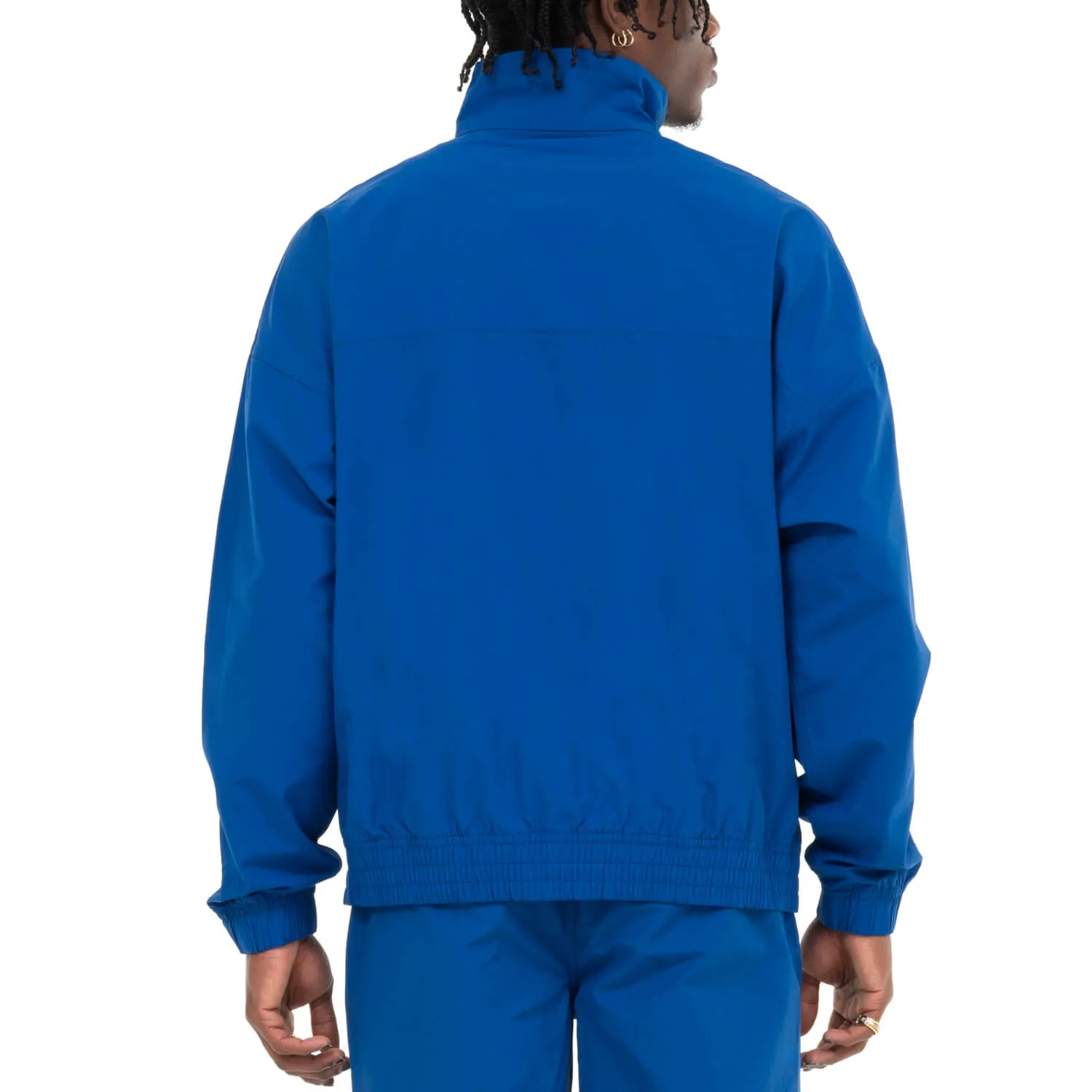 Pro Club Men's Comfort Cotton/Nylon Half Zip Track Jacket - ROYAL