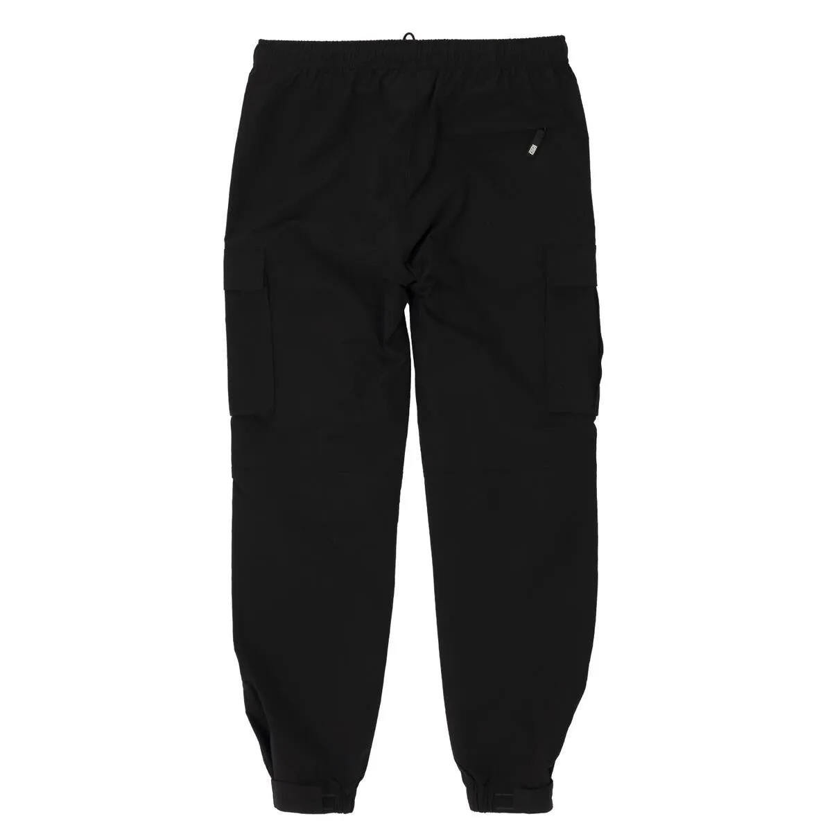 Pro Club Nylon Ripstop Cargo Track Pants - Black
