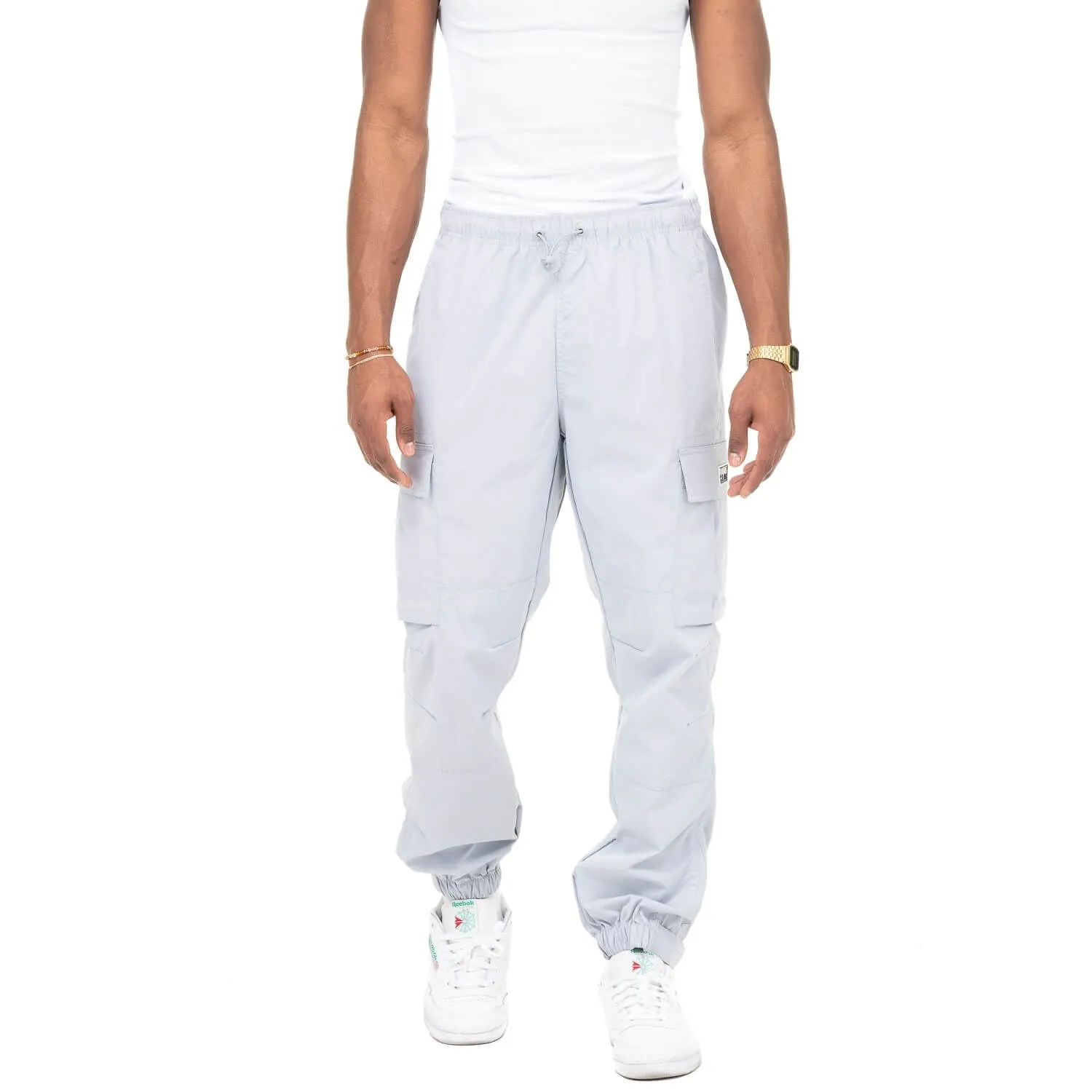 Pro Club Nylon Ripstop Cargo Track Pants - Gray