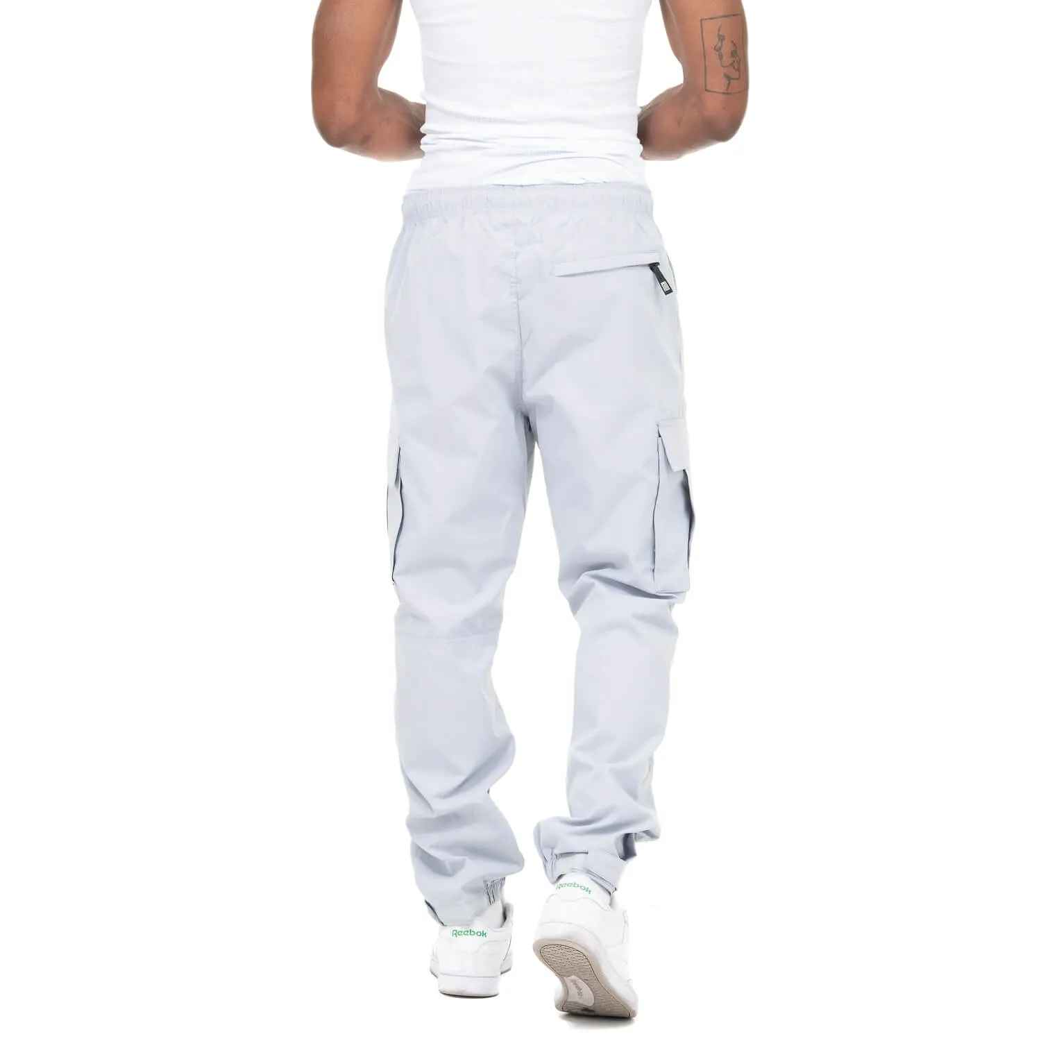 Pro Club Nylon Ripstop Cargo Track Pants - Gray