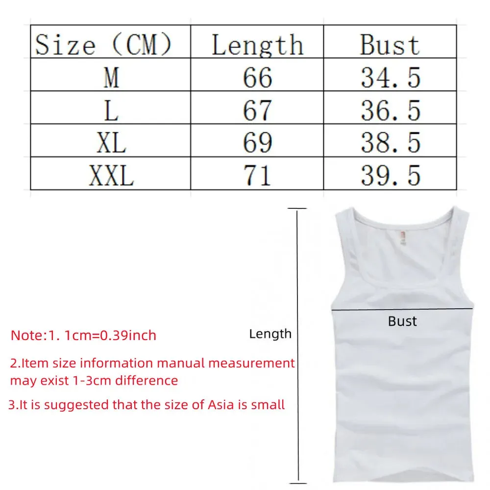 Pure Cotton Sleeveless Men's T-Shirt