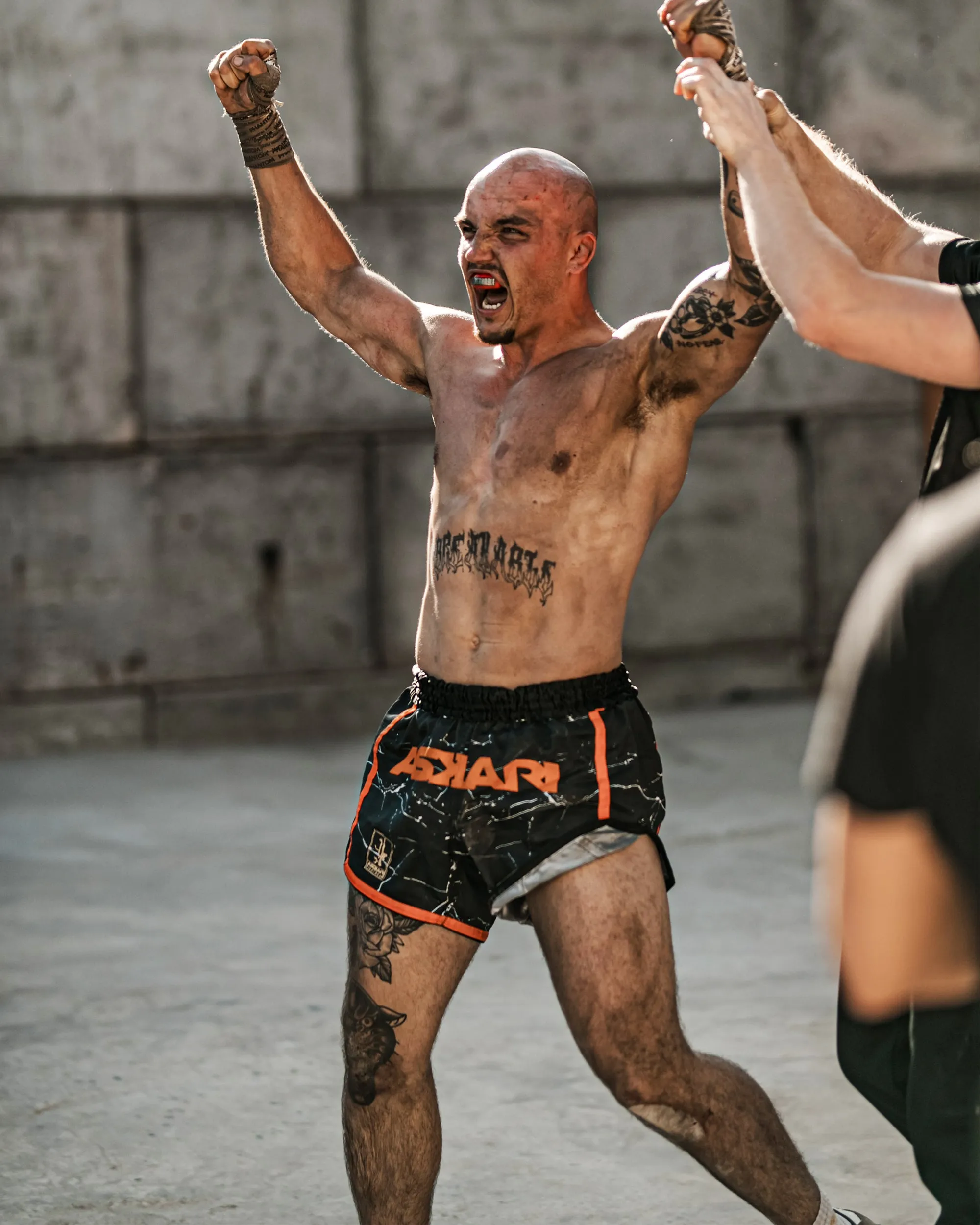 "CARRARA" ASKARI MUAY THAI SHORTS