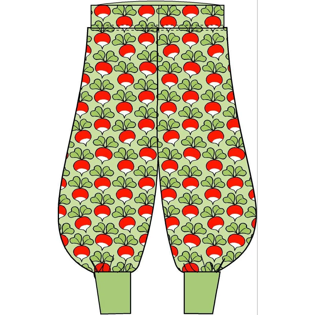 Radish - Butterfly Green Baggy Pants