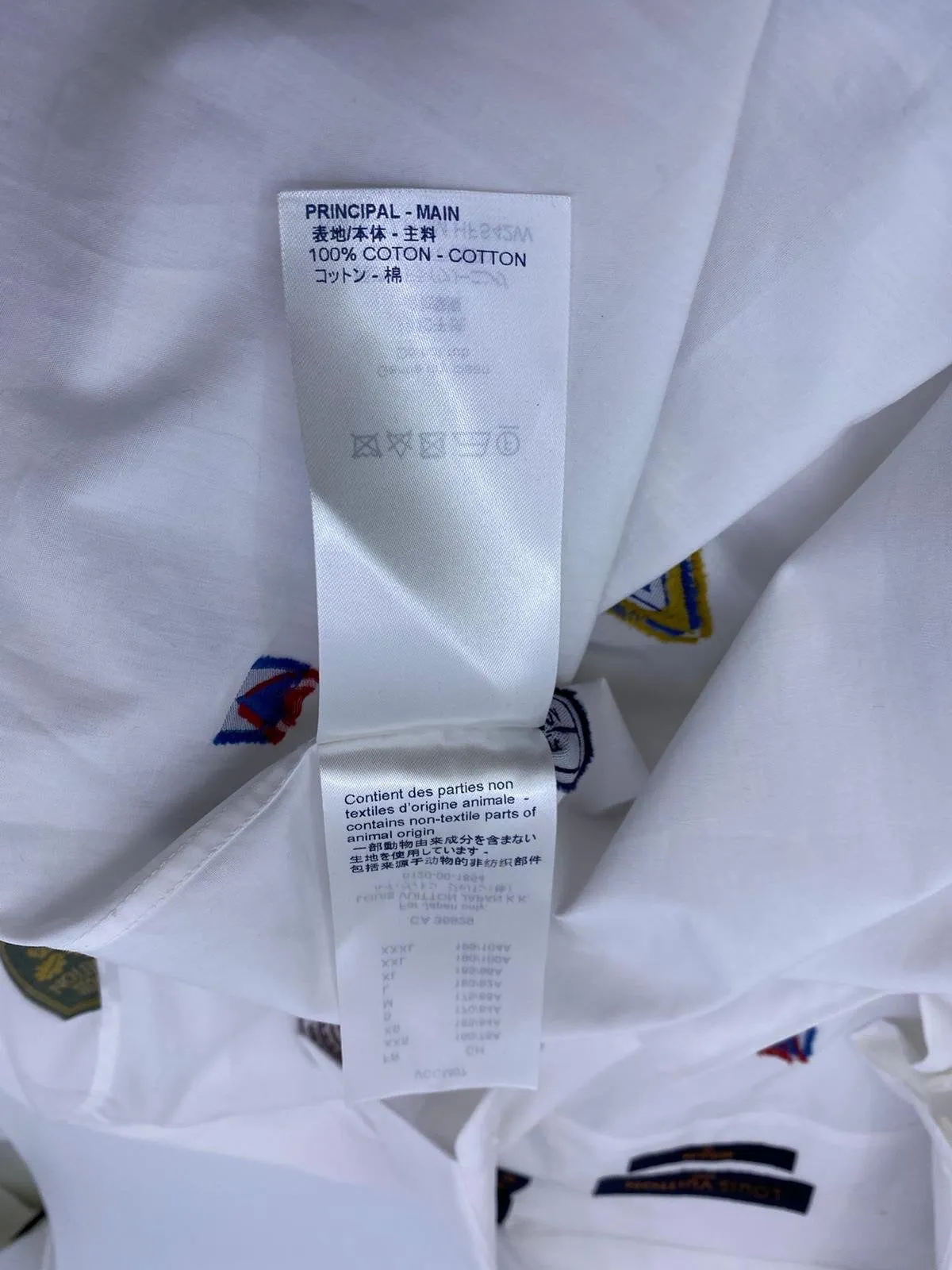 Regular Classic Fit Shirt With Stamps