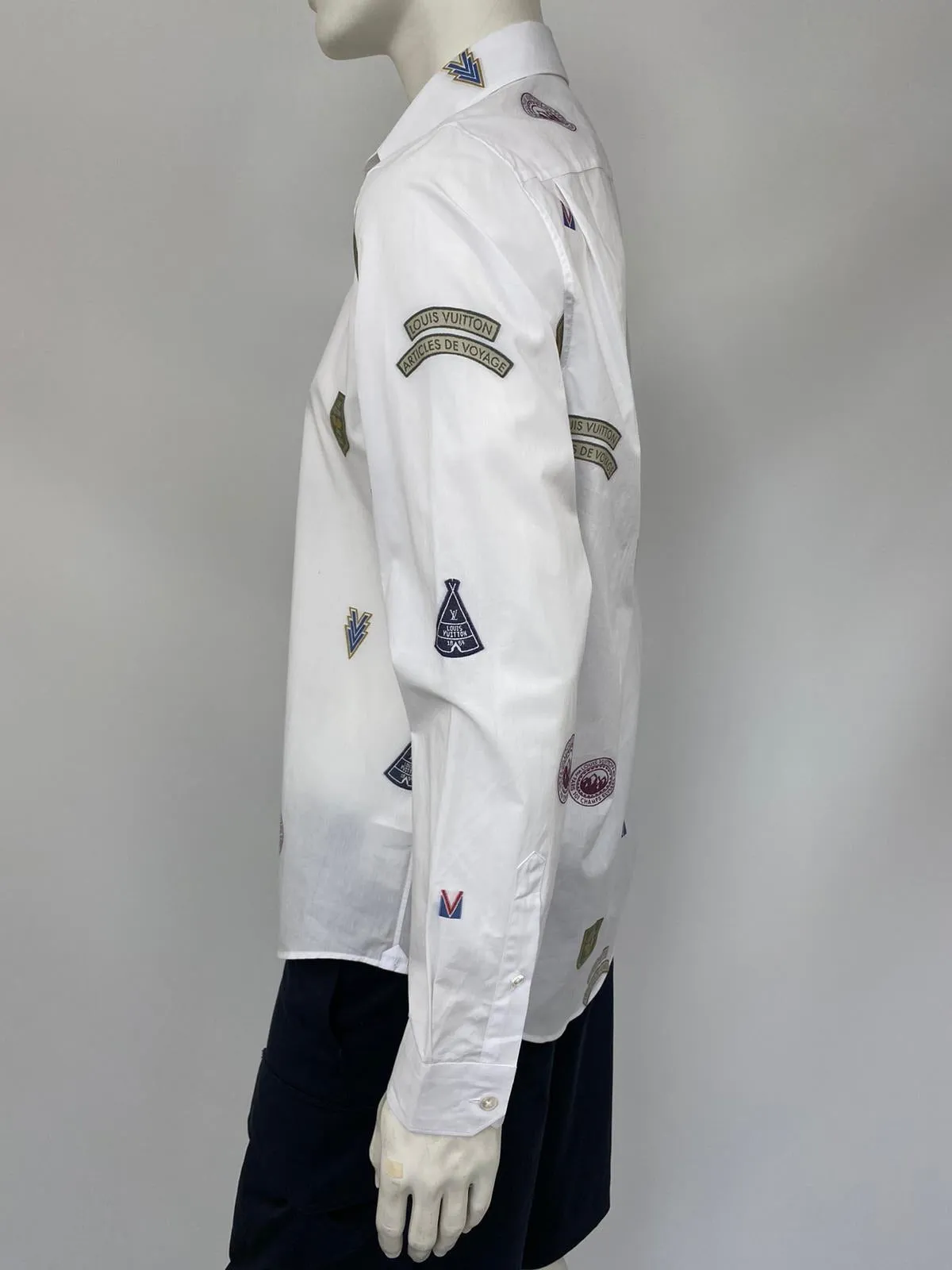 Regular Classic Fit Shirt With Stamps