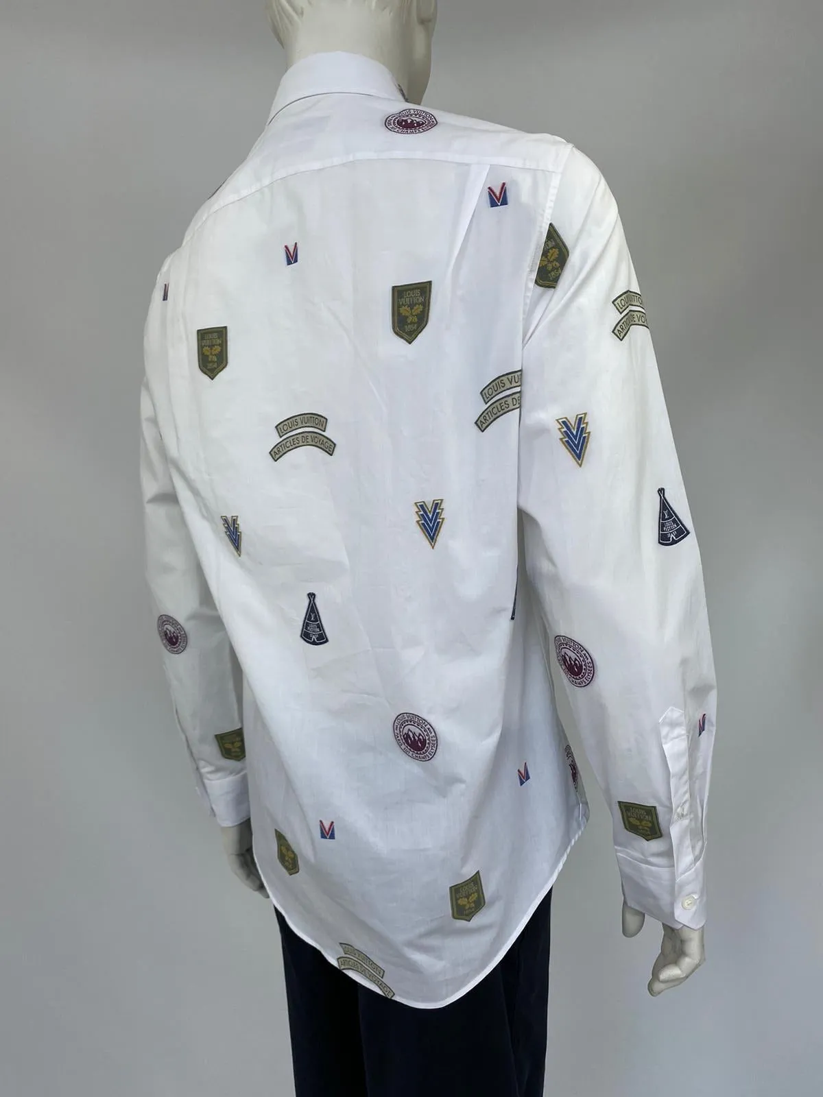 Regular Classic Fit Shirt With Stamps