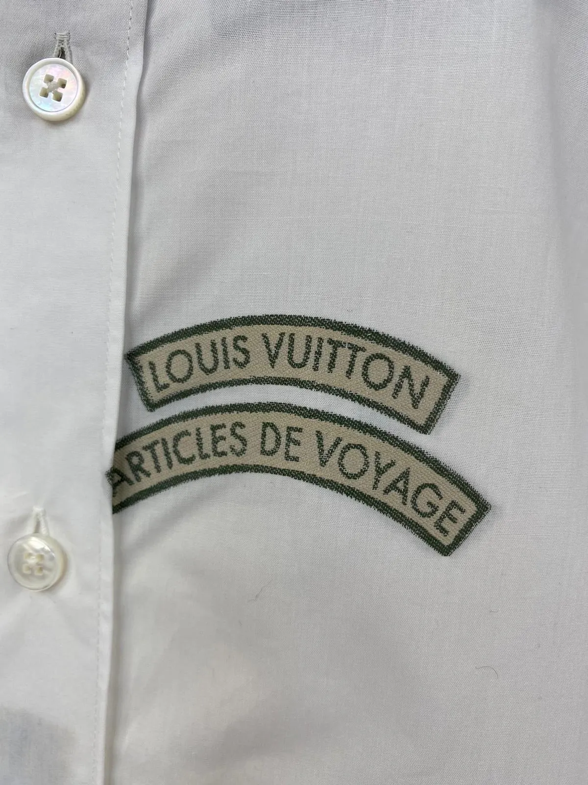 Regular Classic Fit Shirt With Stamps