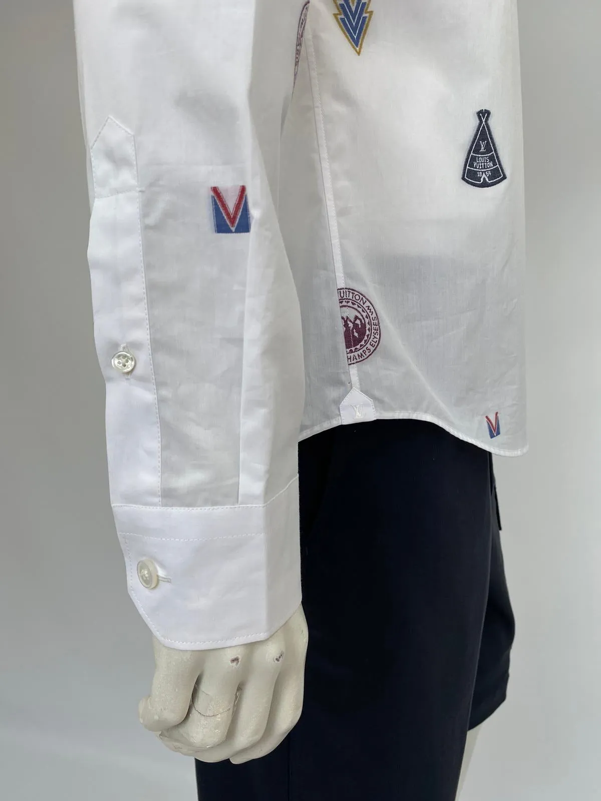 Regular Classic Fit Shirt With Stamps