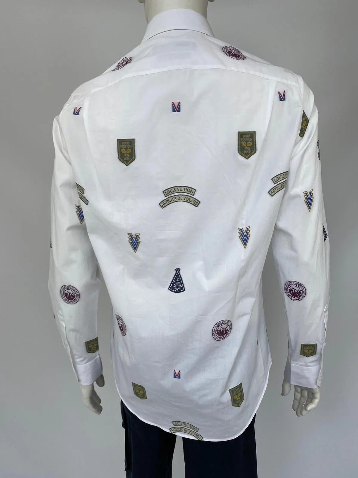 Regular Classic Fit Shirt With Stamps