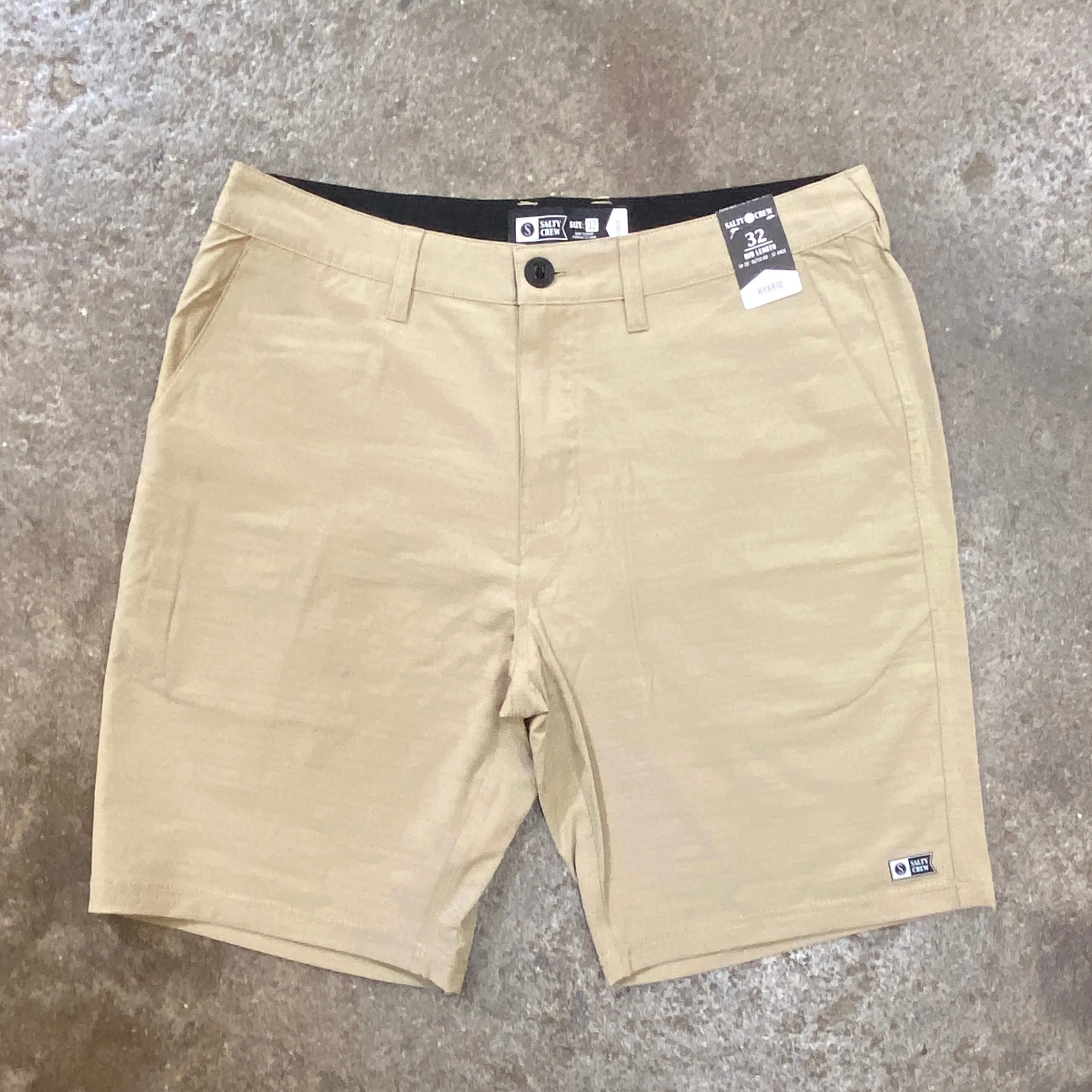 SALTY CREW  DRIFTER 2 19" KHAKI HYBRID WALKSHORT
