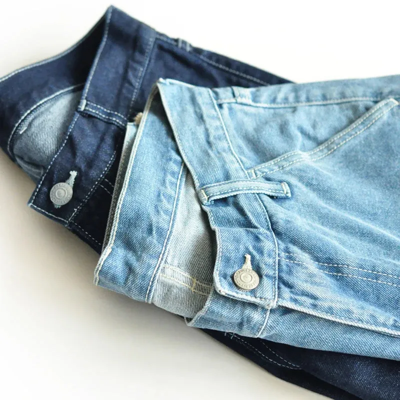 SauceZhan Selvedge Jeans Denim Jeans  overalls Jeans Summer men's shorts men jeans pants  men jeans Slim Fit Jeans Shorts 12.5OZ