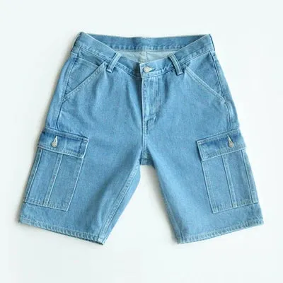 SauceZhan Selvedge Jeans Denim Jeans  overalls Jeans Summer men's shorts men jeans pants  men jeans Slim Fit Jeans Shorts 12.5OZ