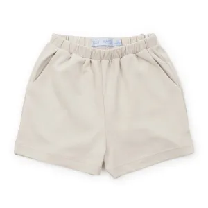 Sawyer Boys' Pima Cotton Play Shorts - Stone Khaki