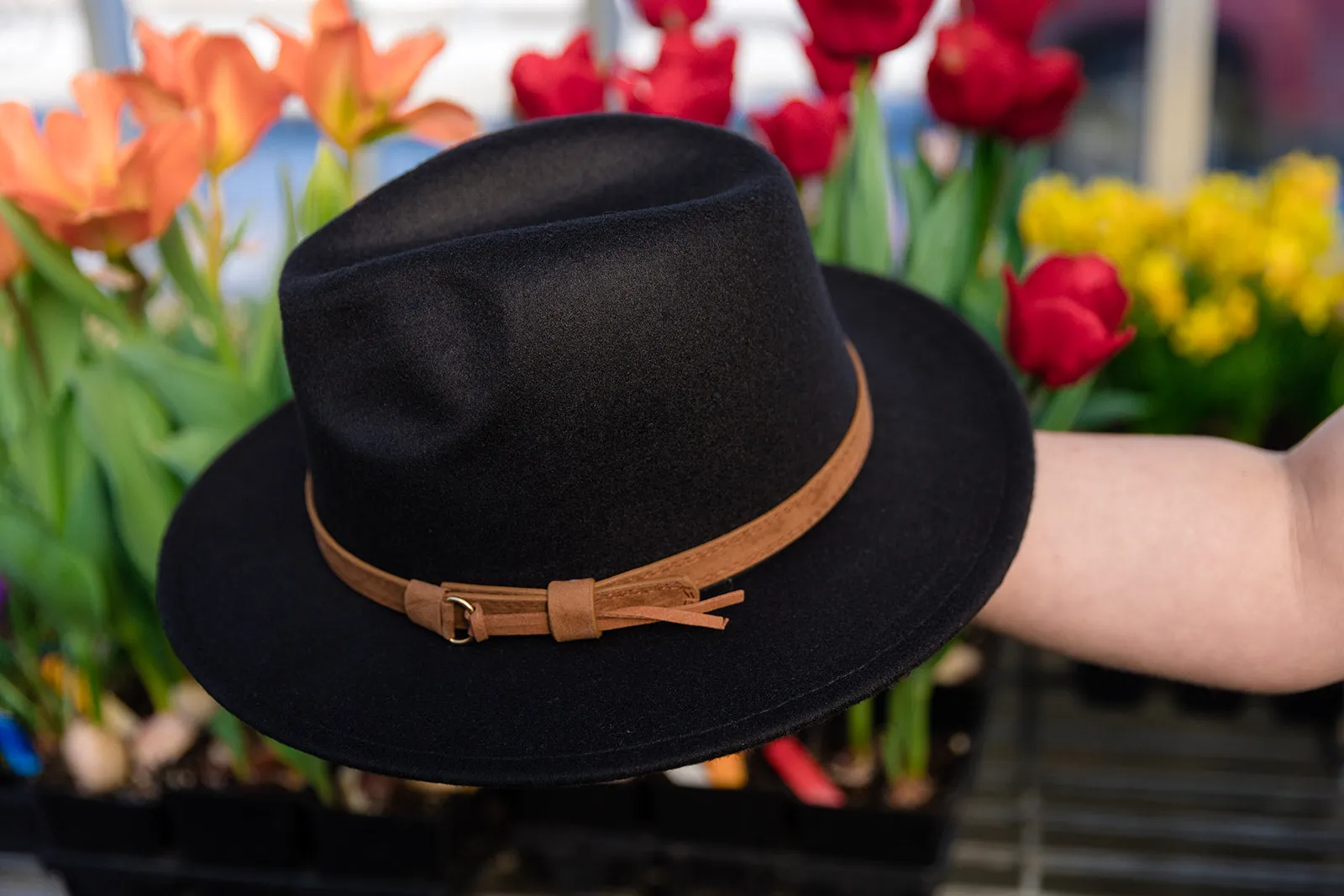 Scout Classic Fedora Hat -Black