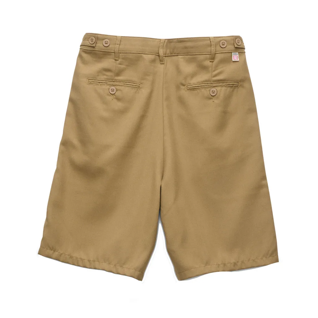 S/DOUBLE GENTLEMAN WALKSHORT - KHAKI